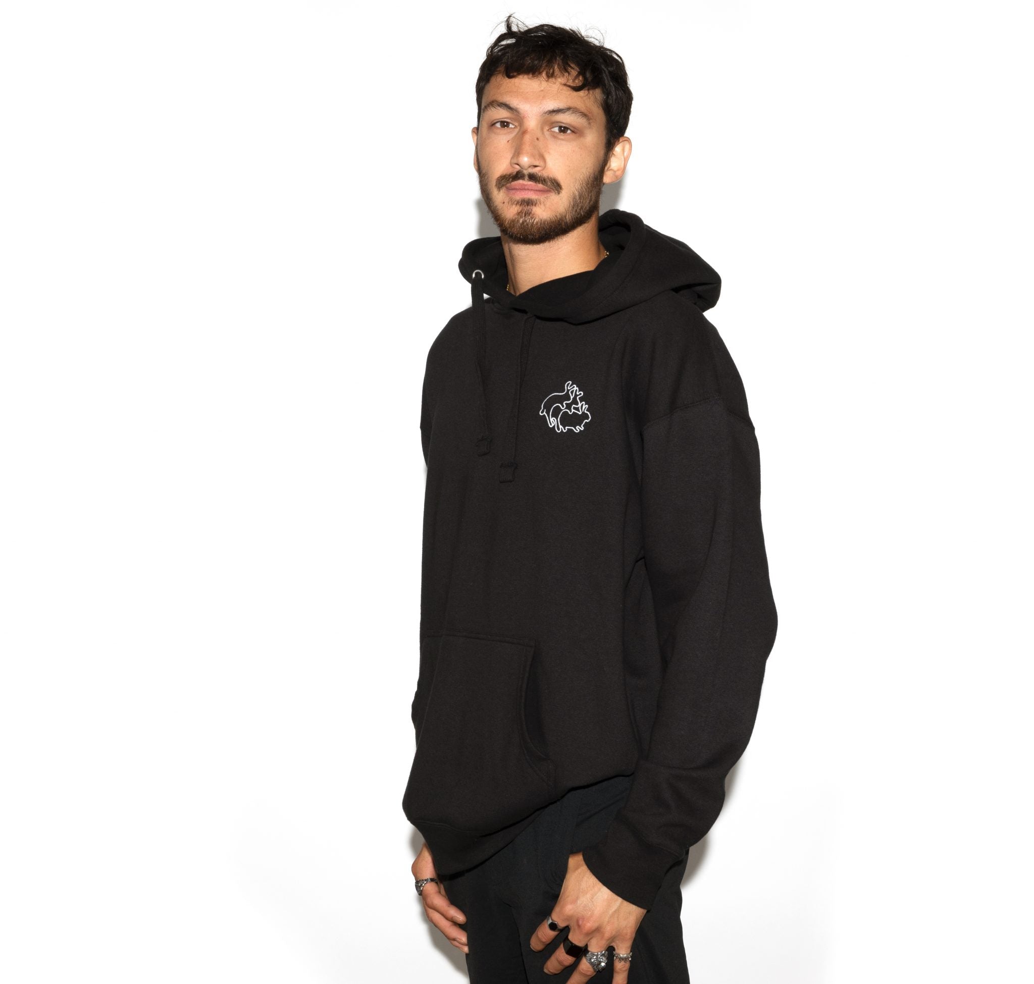 Upside down shop adidas logo hoodie